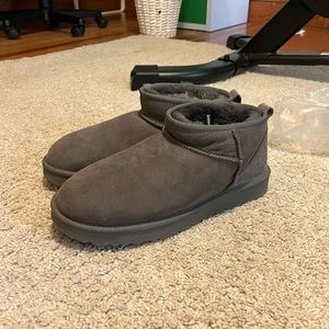 UGG Grey Ultra Minis